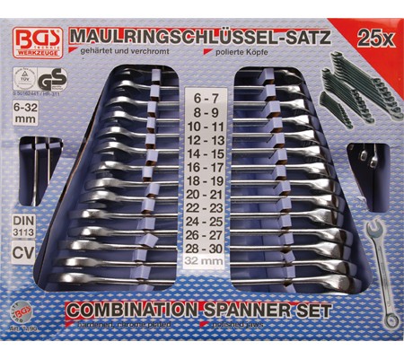 BGS set viljuškasto-okastih ključeva 6-32mm 25-dijelni pro+ 1190 - Slika 2