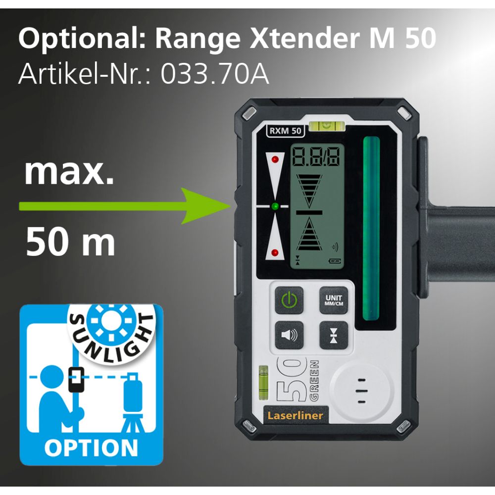 Laserliner križni laserski nivelir MasterPlane-Laser 3G Plus, zeleni - Slika 12