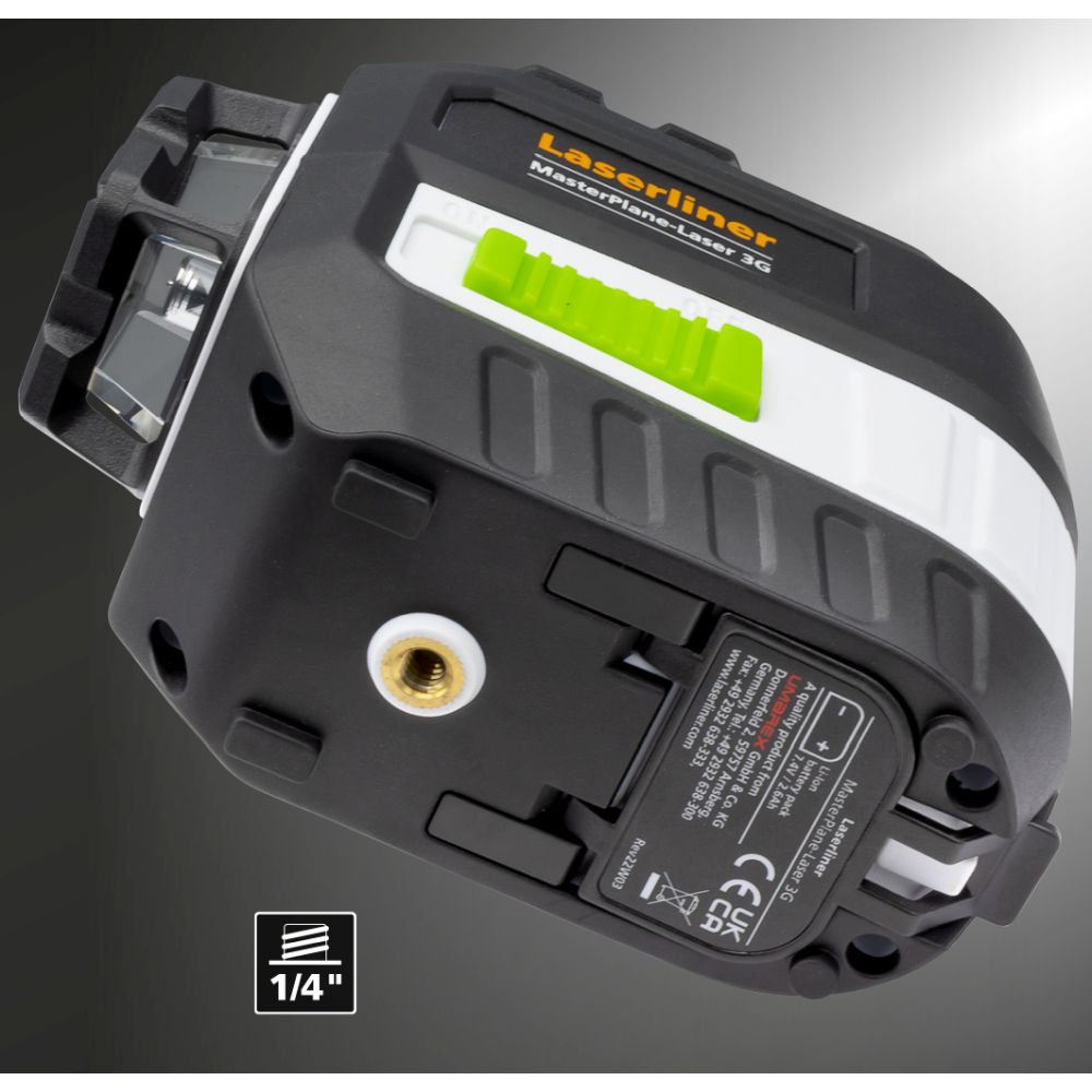 Laserliner križni laserski nivelir MasterPlane-Laser 3G Plus, zeleni - Slika 3