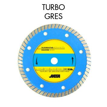 Rezna ploča dijamantna - gres 115mm turbo meta