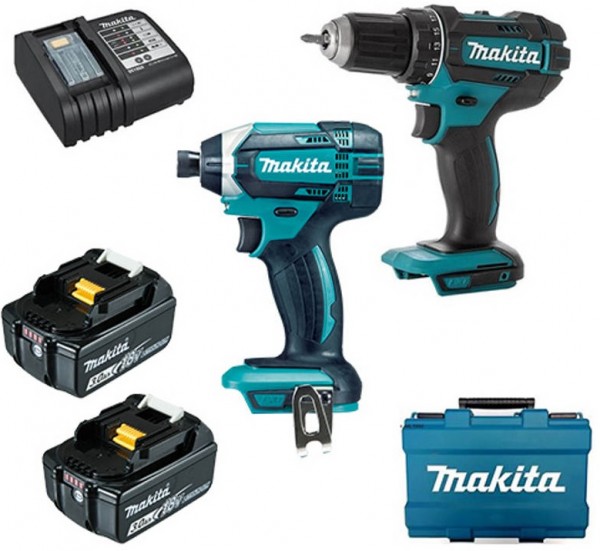 Makita aku set DLX2127X1 – udarni odvijač + bušilica odvijač 3x3,0Ah - Slika 2