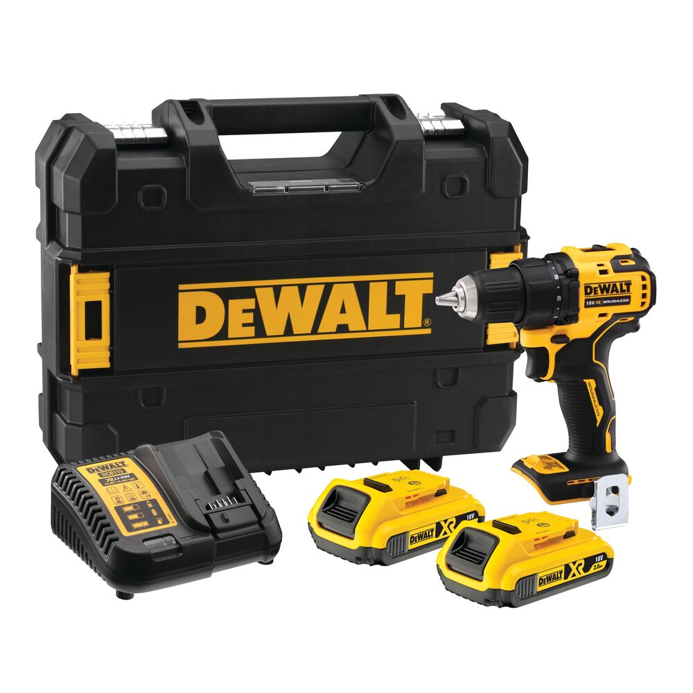 DeWalt aku bušilica odvijač DCD708D2T 18V 2x2,0Ah 65Nm