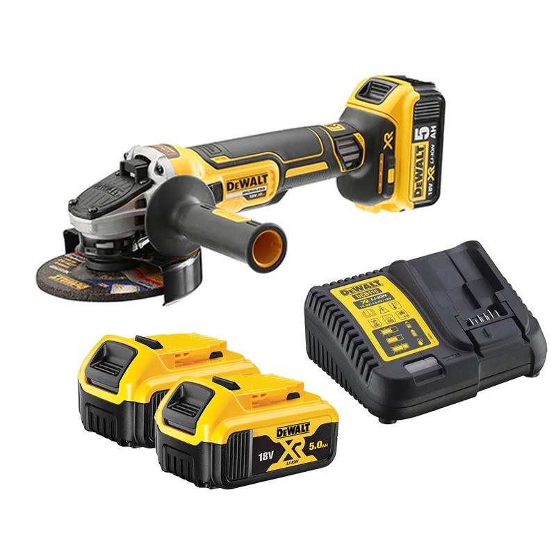 DeWalt aku kutna brusilica DCG405P3 18V 3x5,0Ah - Slika 2