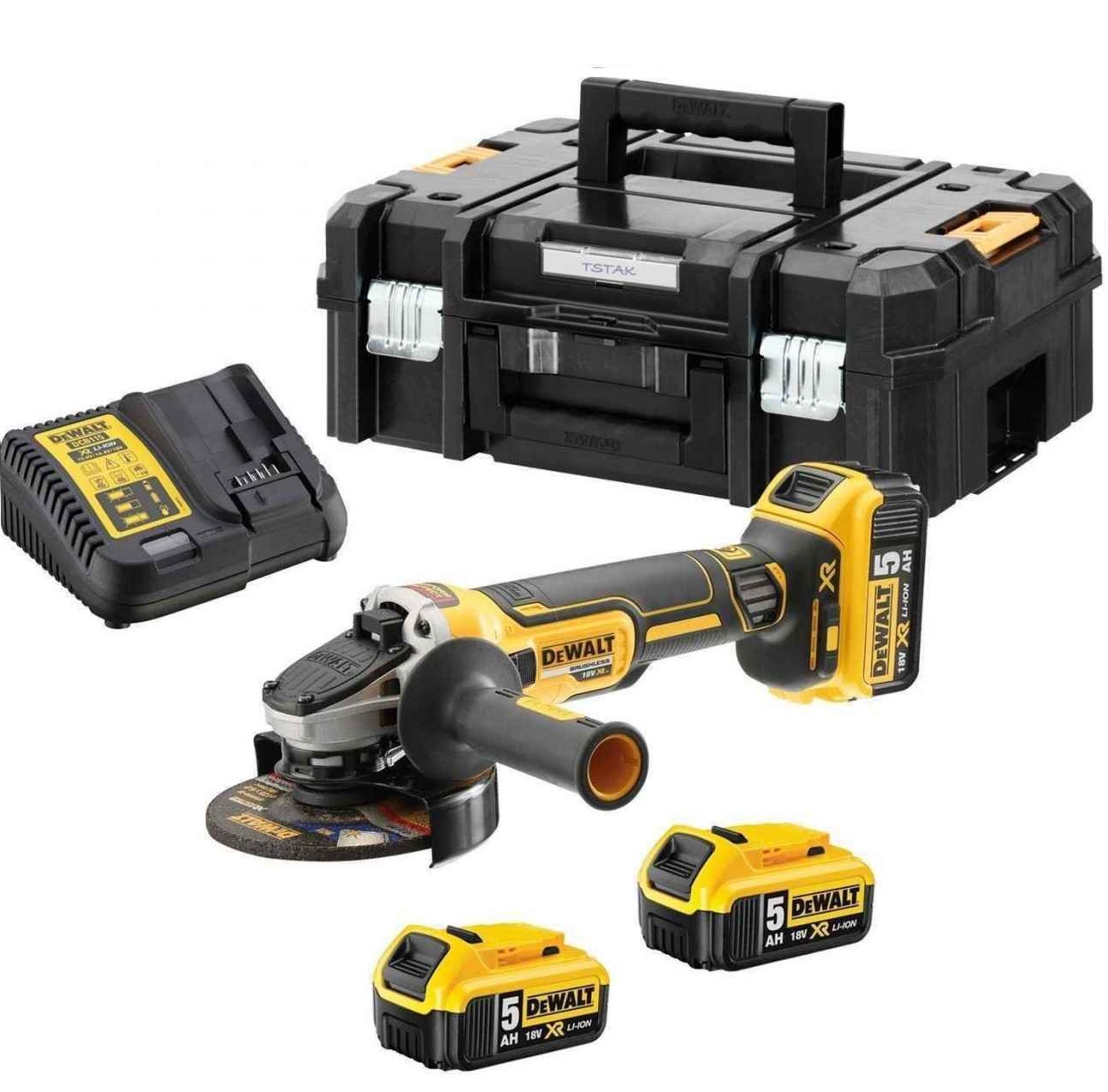 DeWalt aku kutna brusilica DCG405P3 18V 3x5,0Ah - Slika 5