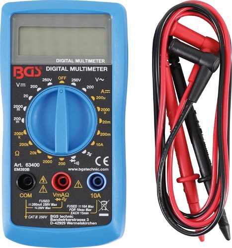 BGS multimetar digitalni AC/DC 250V pro+ 63400 - Slika 2