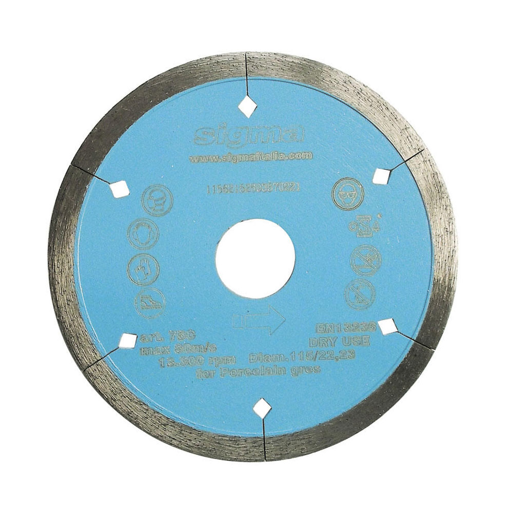 Sigma dijamantna rezna ploča 115mm 75C