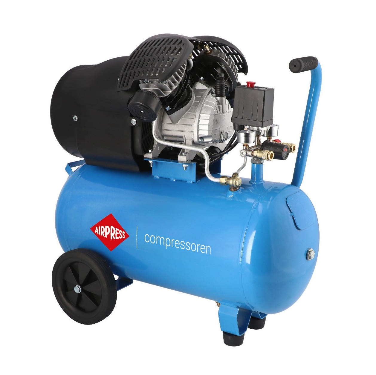 Airpress dvoklipni kompresor HL 425-50, 50L, 8 bara, 3 KS/2,2 kW + GRATIS KOMPRESOR 6 LIT. - Slika 16