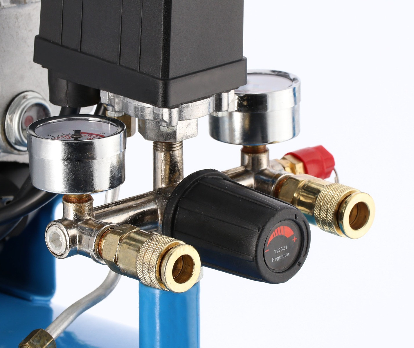 Airpress dvoklipni kompresor HL 425-50, 50L, 8 bara, 3 KS/2,2 kW + GRATIS KOMPRESOR 6 LIT. - Slika 6