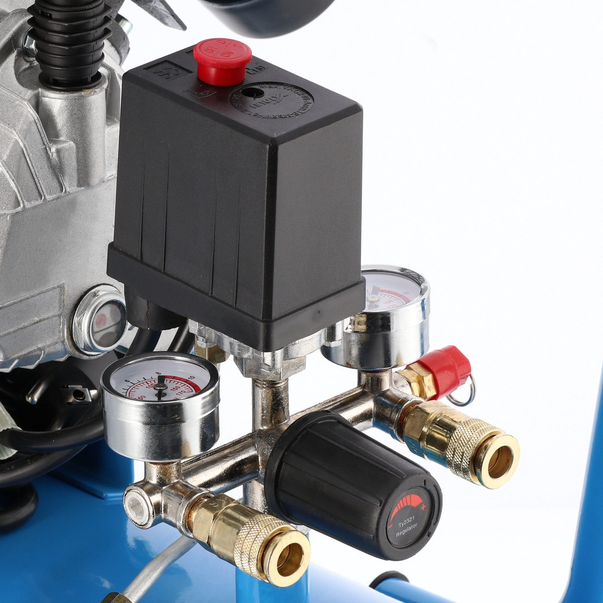 Airpress dvoklipni kompresor HL 425-50, 50L, 8 bara, 3 KS/2,2 kW + GRATIS KOMPRESOR 6 LIT. - Slika 8