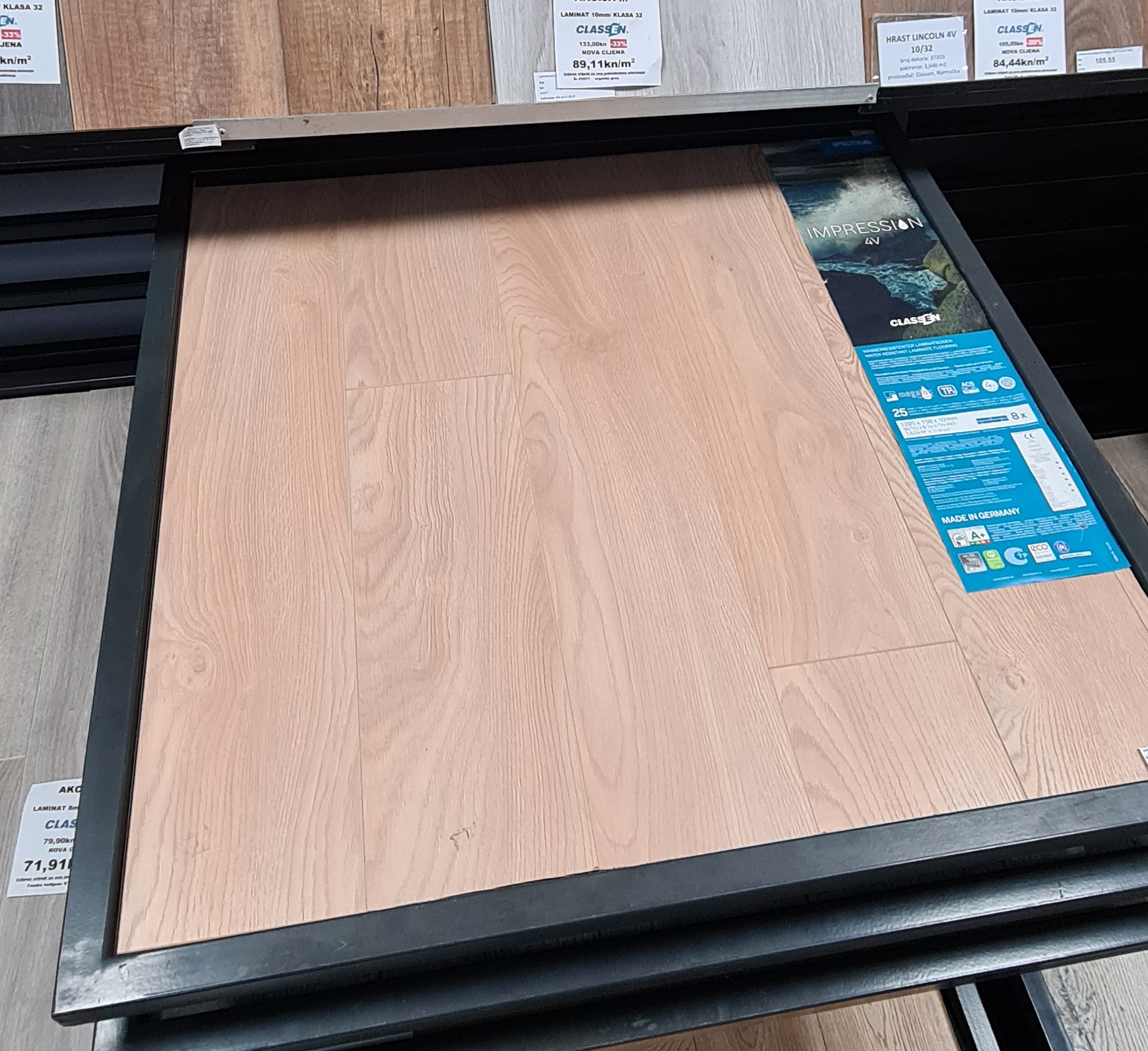 Laminat pod.obloga klik 10mm Hrast Napoli 10/33 WR - Slika 4