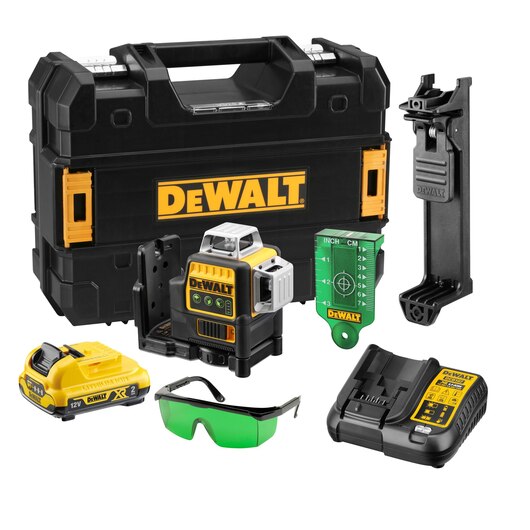 DeWalt aku laserski nivelir DCE089D1G 10,8V 1x2,0Ah zeleni