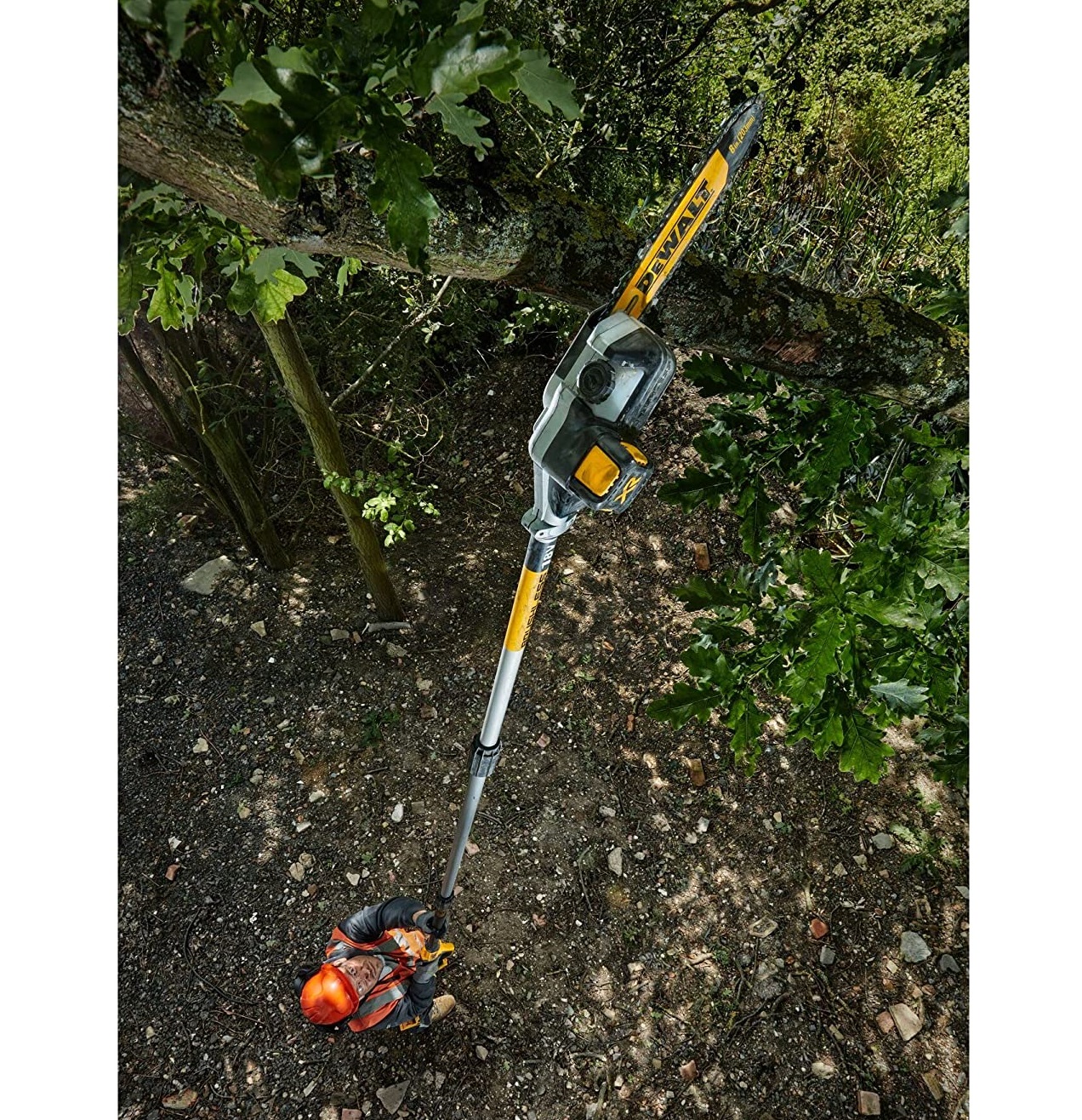 DeWalt aku štapna lančana pila DCMPS567P1 18V 1x5,0Ah - Slika 4