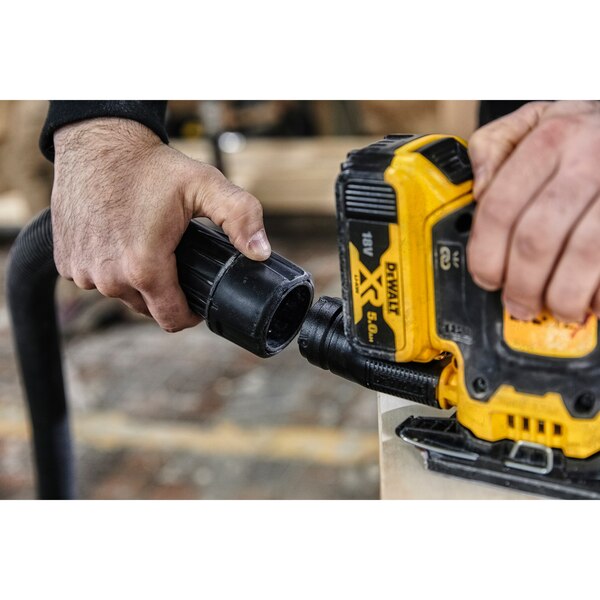 DeWalt aku vibraciona brusilica DCW200NT 108x115mm, kofer - Slika 6