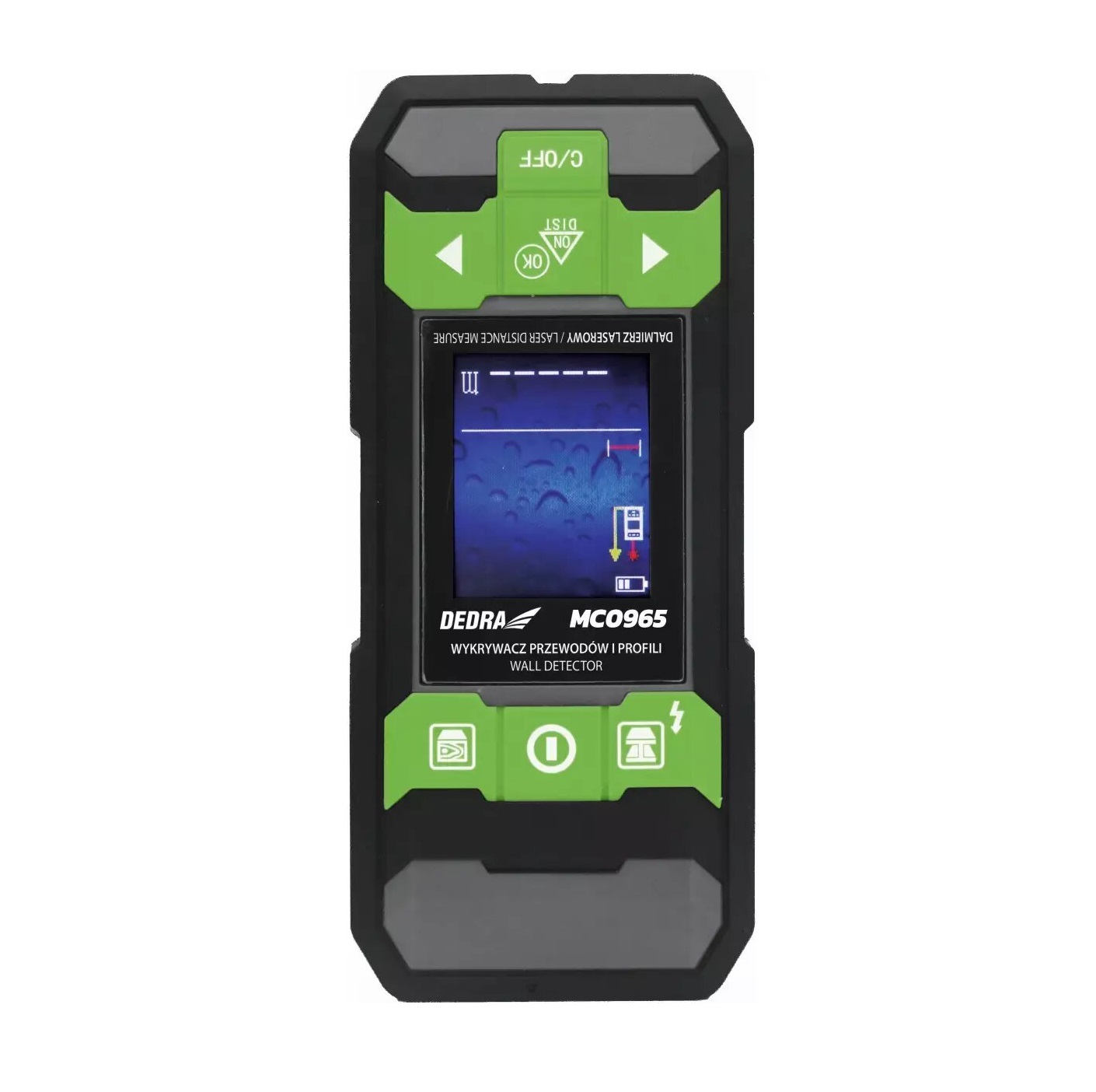Dedra laserski daljinomjer 40m + detektor metala u zidu MC0965