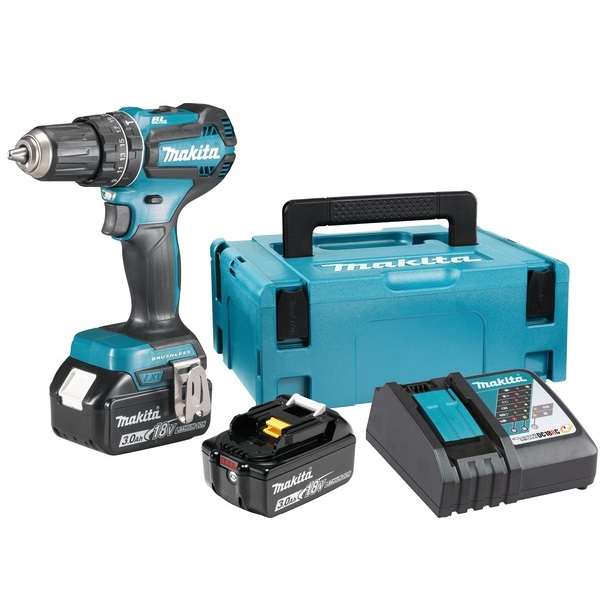 Makita aku udarna bušilica-odvijač DHP485RFJ 2x3,0Ah