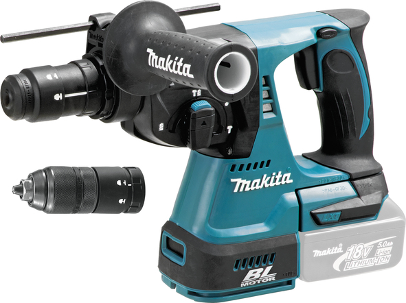 Makita aku bušilica-čekić DHR243RFJ 18V 2x3,0Ah - Slika 3