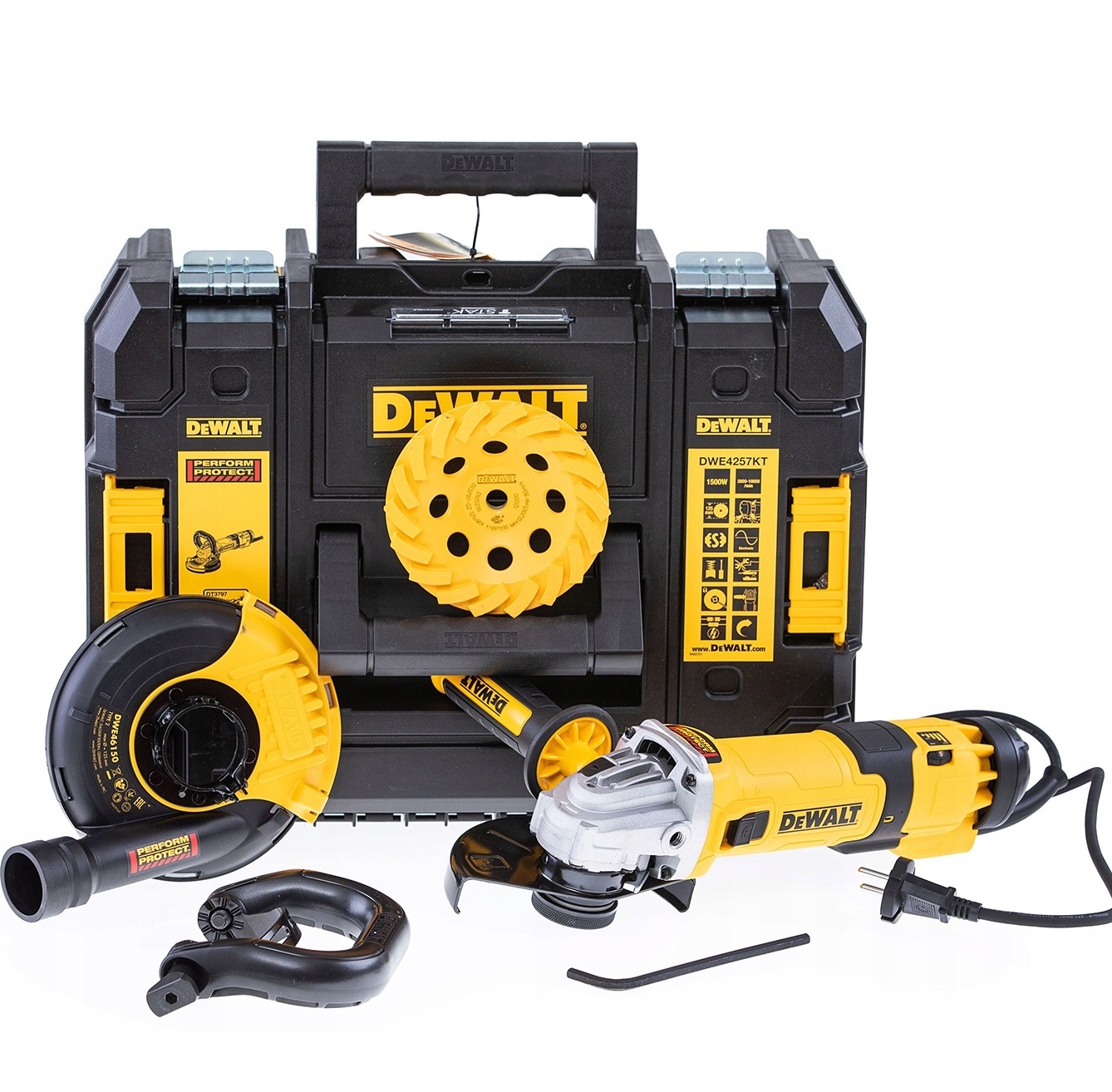DeWalt kutna brusilica za beton DWE4257KT 1500W