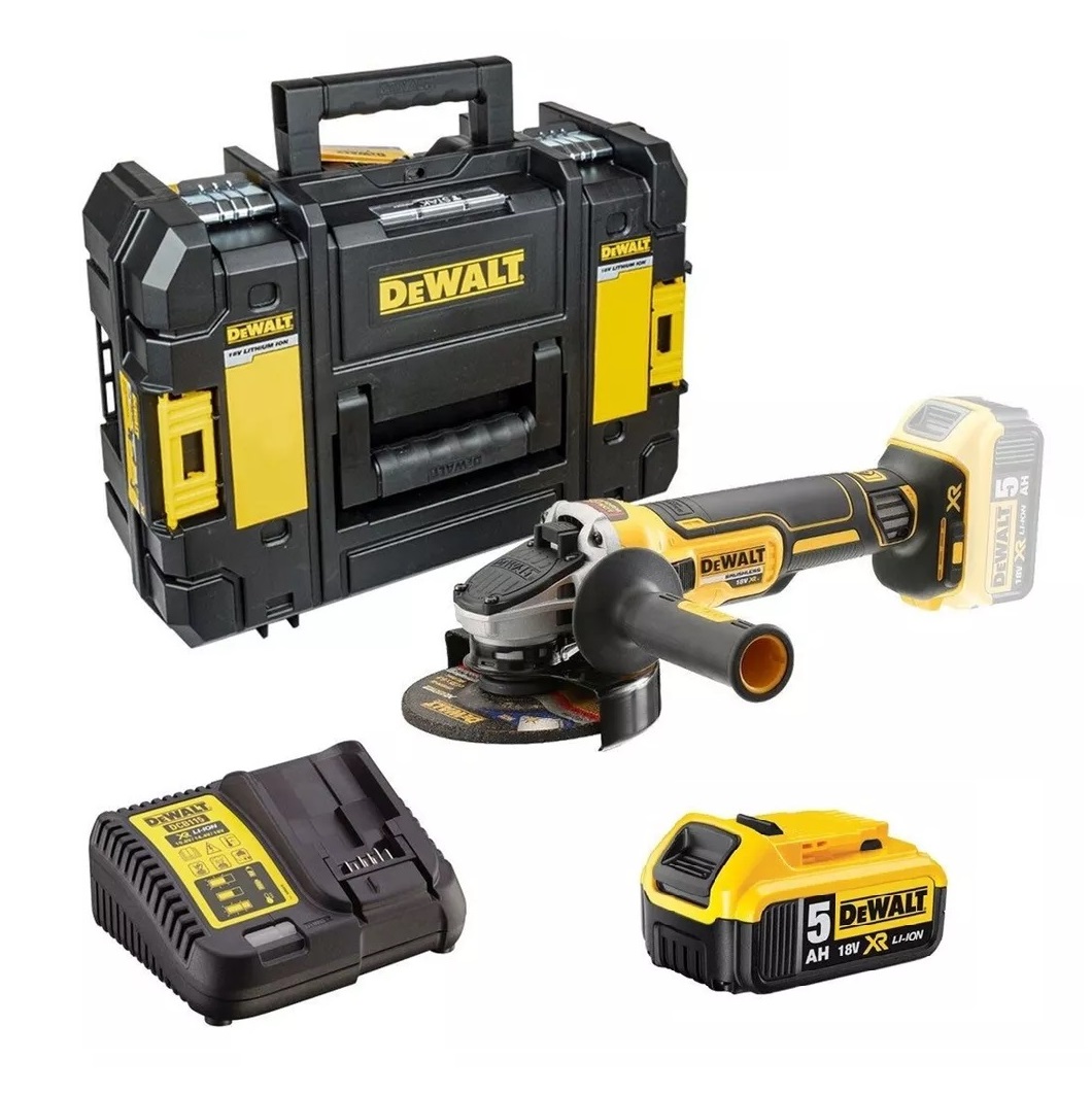 DeWalt aku kutna brusilica DCG405P1 18V 1x5,0Ah, kofer - Slika 5