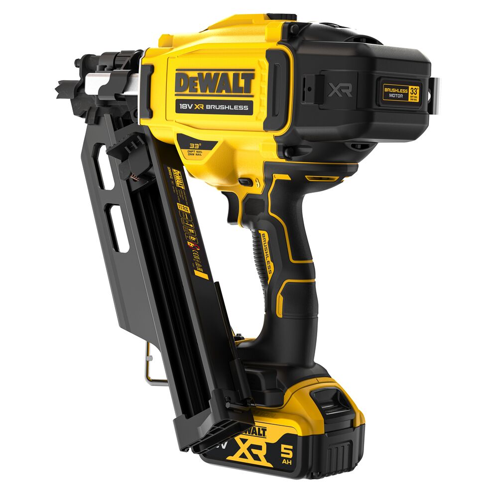 DeWalt aku pištolj za čavle – čavlerica DCN930P2 2x5,0Ah 90mm 33° - Slika 3