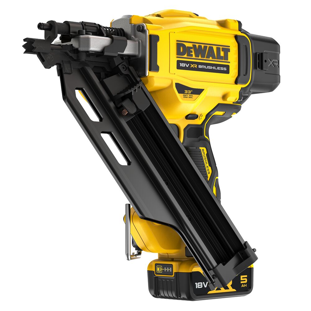 DeWalt aku pištolj za čavle – čavlerica DCN930P2 2x5,0Ah 90mm 33° - Slika 2