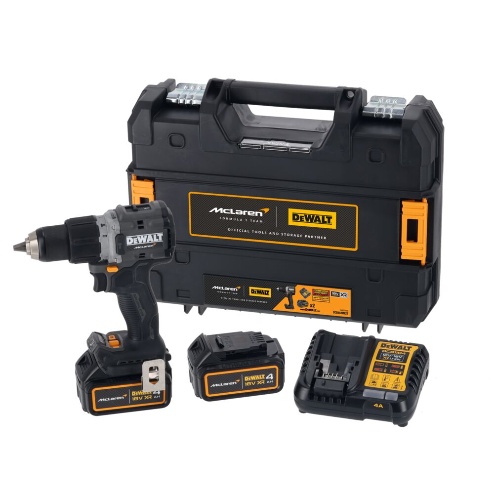 DeWalt aku udarna bušilica DCD85MM2T McLaren 90Nm 2x4,0Ah - Slika 5