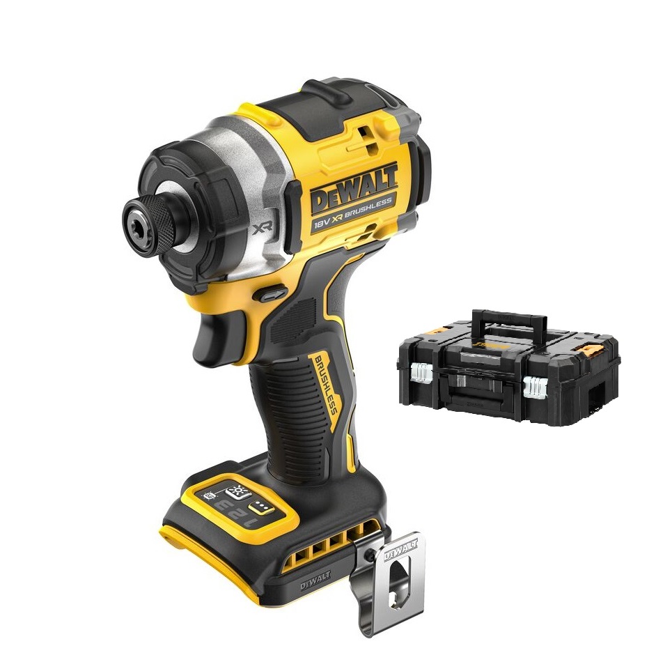 DeWalt aku udarni odvijač DCF860NT 1/4" 282Nm, 18V kofer, solo alat