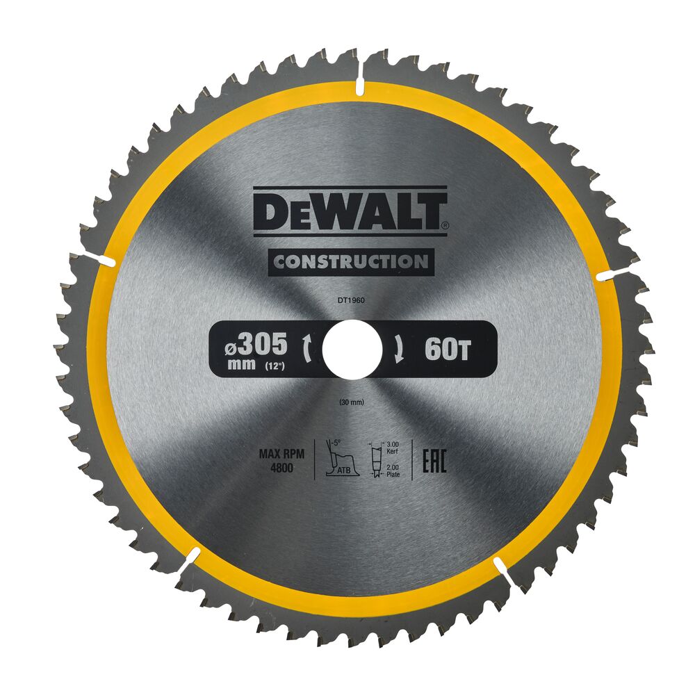 DeWalt list kružne pile 305x30 60Z DT1960 za drvo