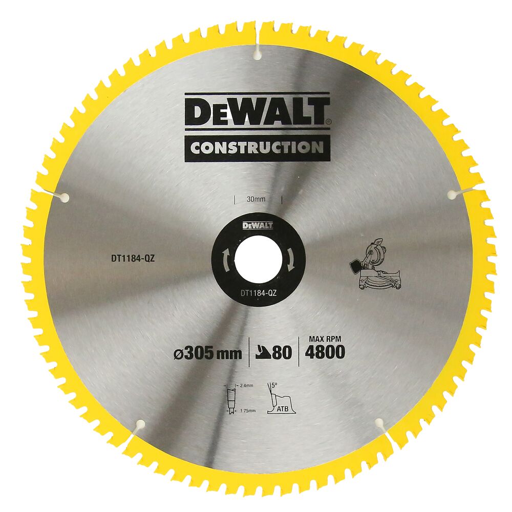 DeWalt list kružne pile 305x30 80Z DT1184 za drvo