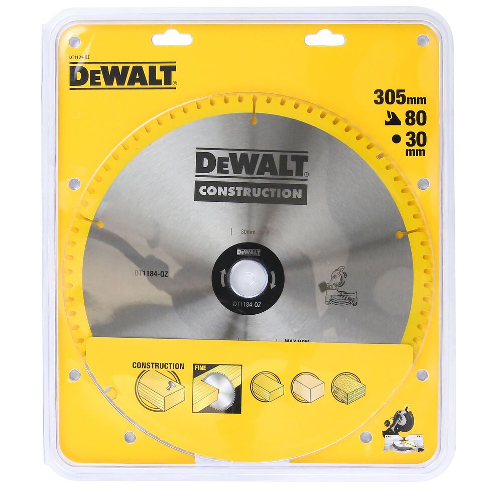 DeWalt list kružne pile 305x30 80Z DT1184 za drvo - Slika 2