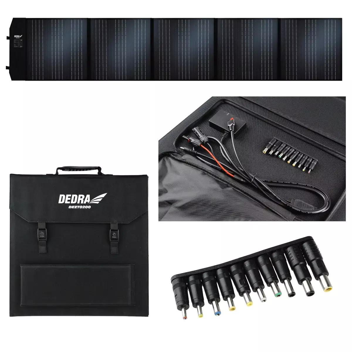 Dedra prijenosni solarni panel DEZT0200 200W 7,7kg 5 panela