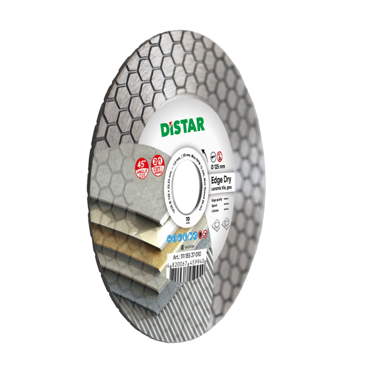 Distar rezna i brusna ploča za porculan 125 Edge Dry 125mm DS5883 - Slika 3