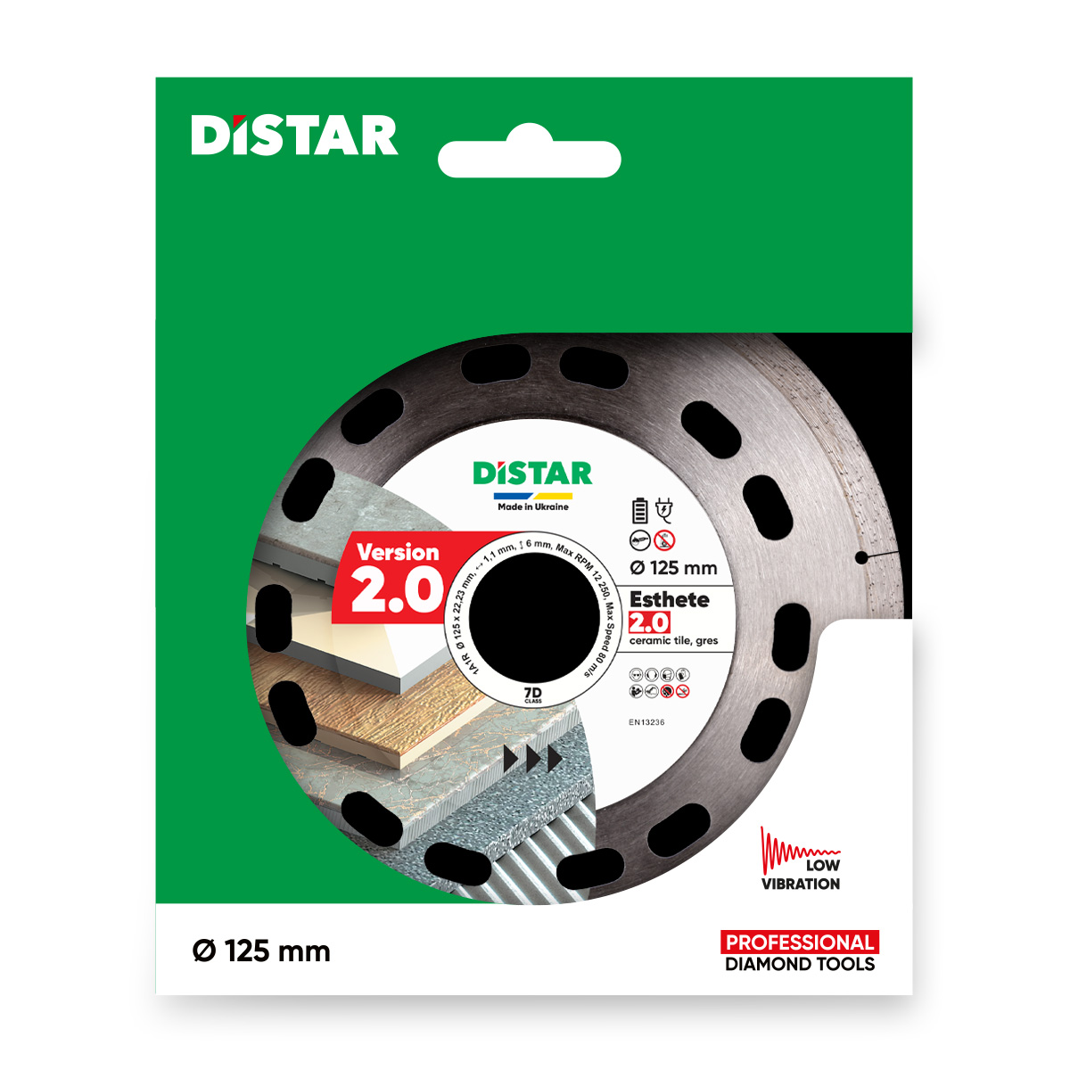 Distar rezna ploča ESTHETE 2.0 za porculan i gres, 125×1,1mm - Slika 8