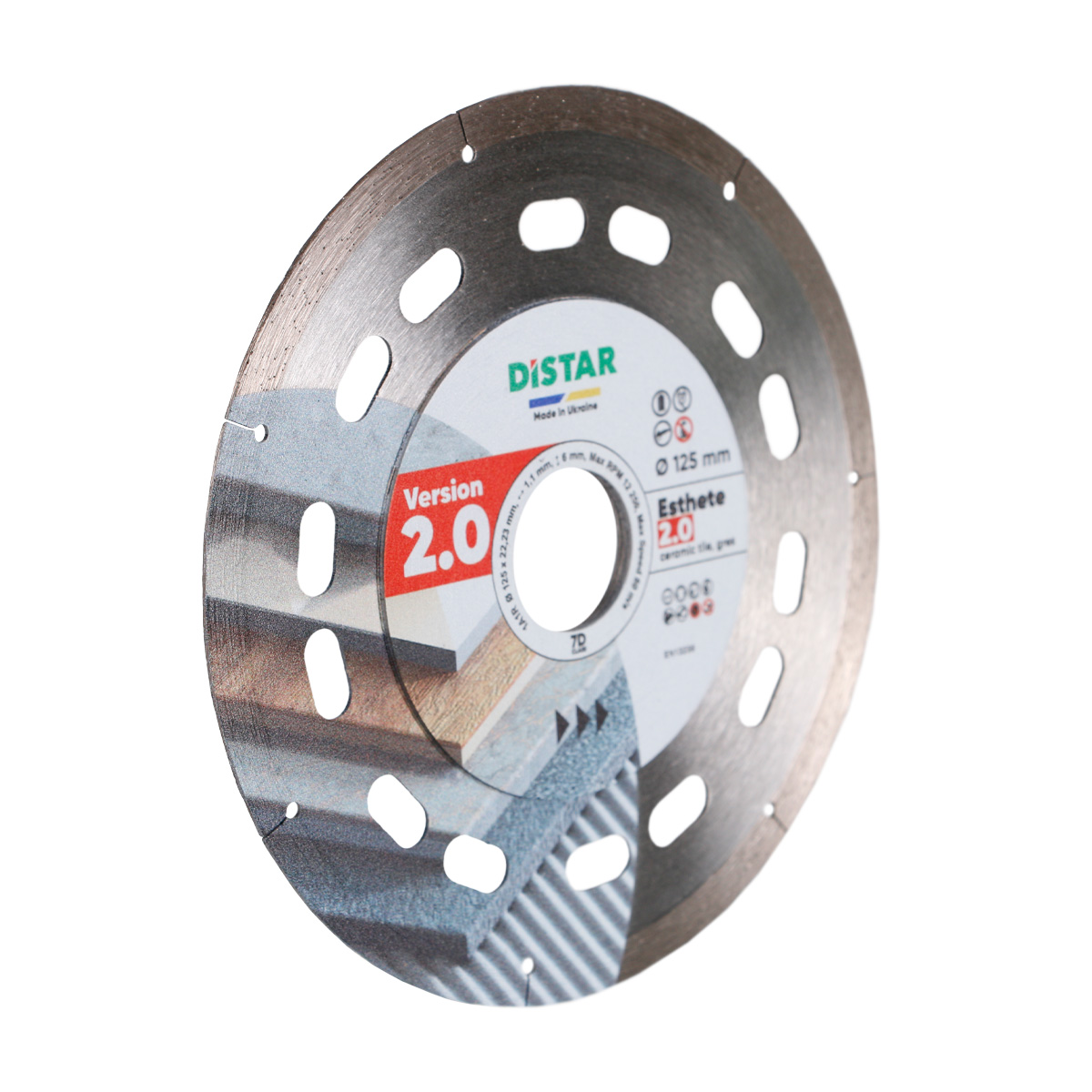 Distar rezna ploča ESTHETE 2.0 za porculan i gres, 125×1,1mm - Slika 3