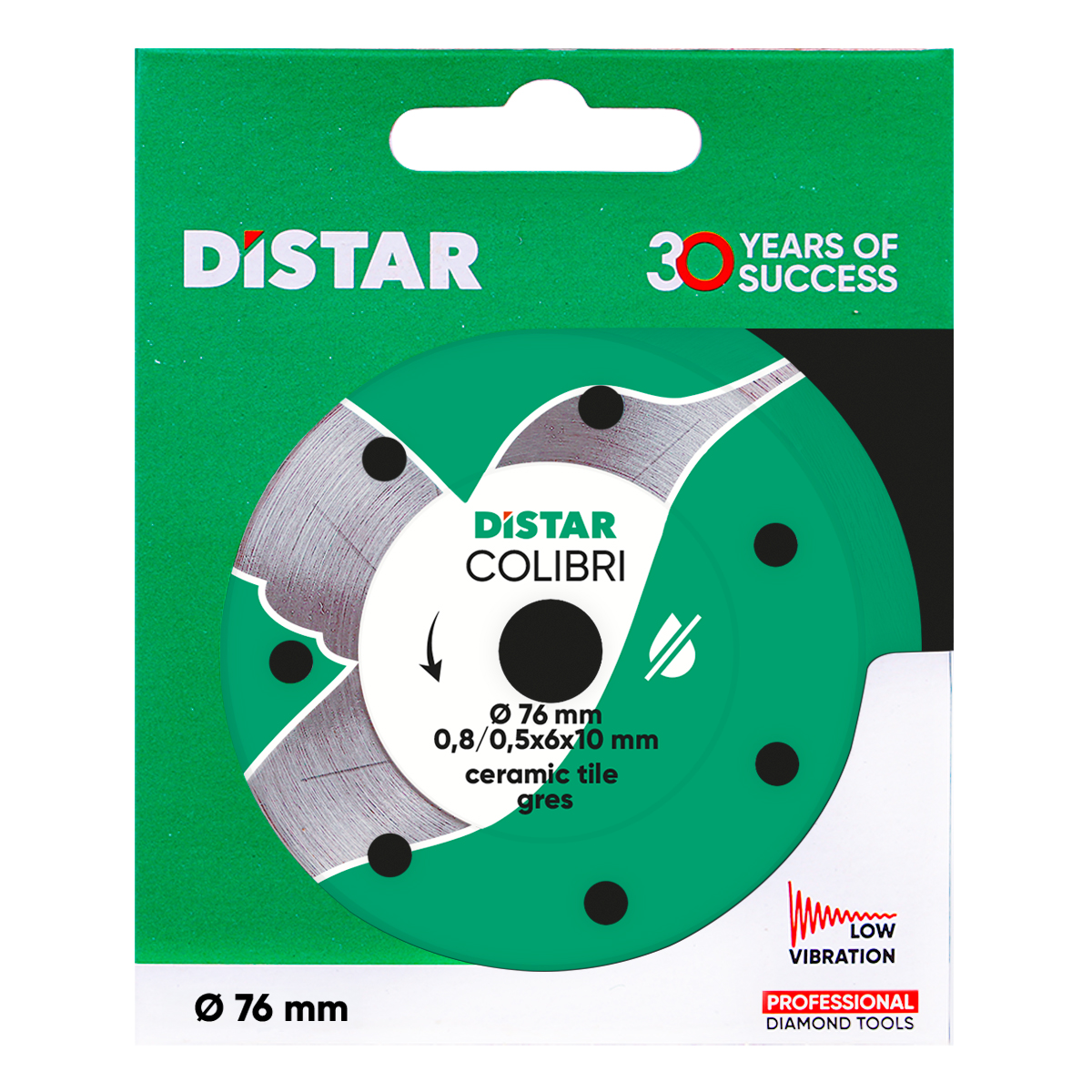 Distar rezna ploča za keramiku Colibri 76mm x 0,8mm (prihvat 10mm) - Slika 6