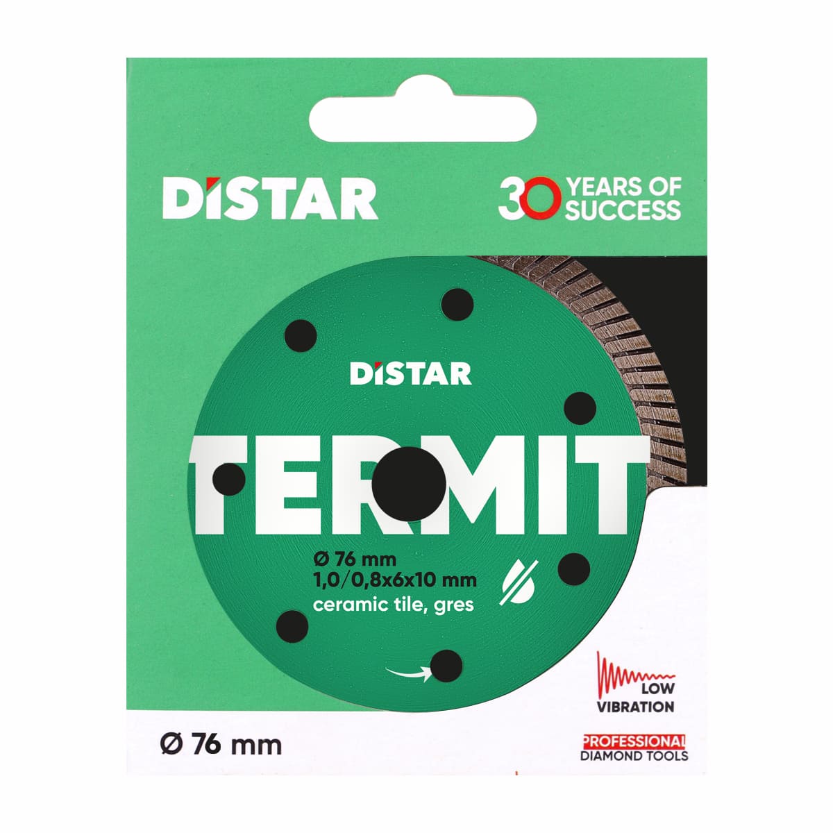 Distar rezna ploča za porculan i gres Termit 76mm (prihvat 10mm) - Slika 5