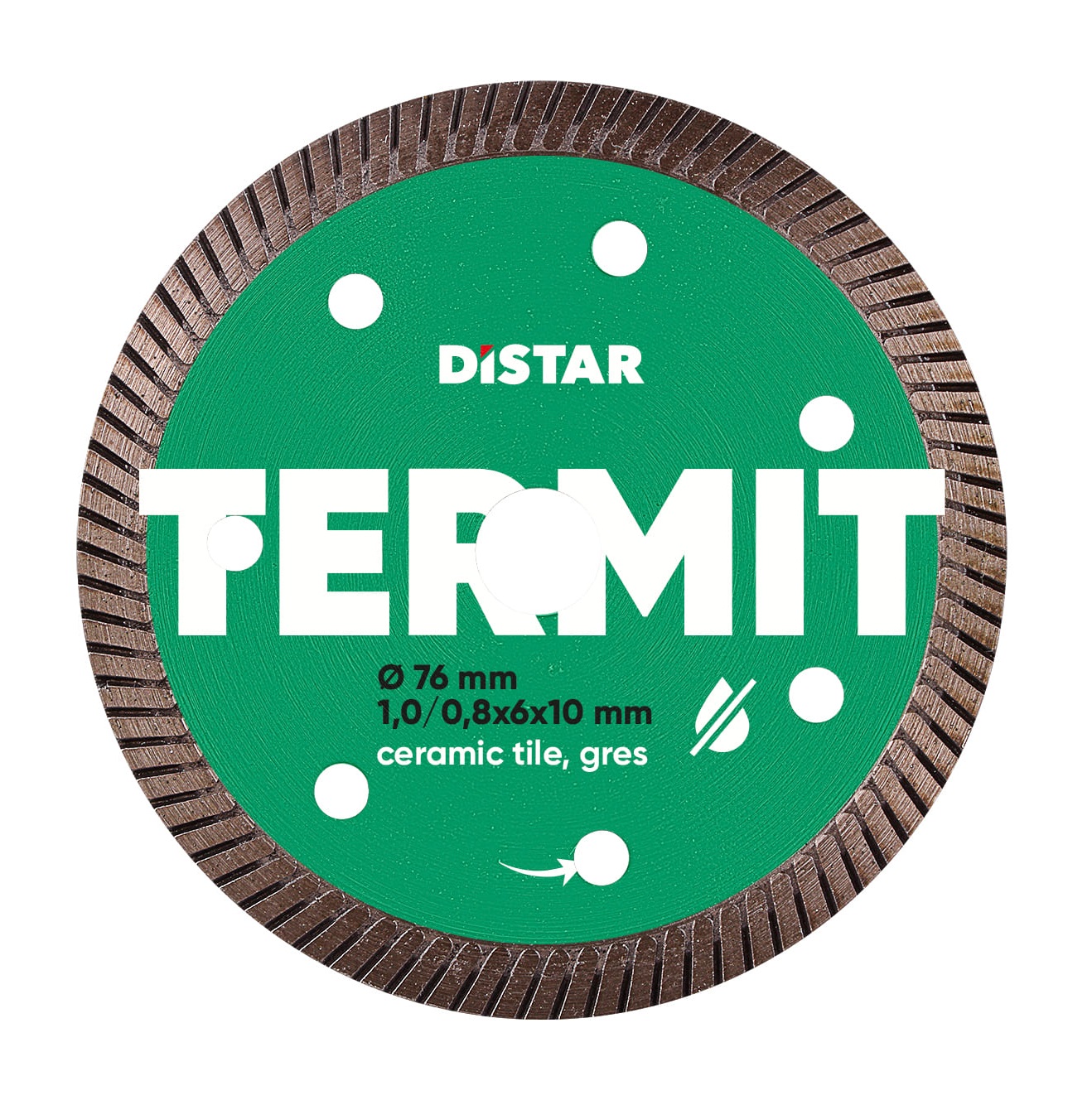 Distar rezna ploča za porculan i gres Termit 76mm (prihvat 10mm)