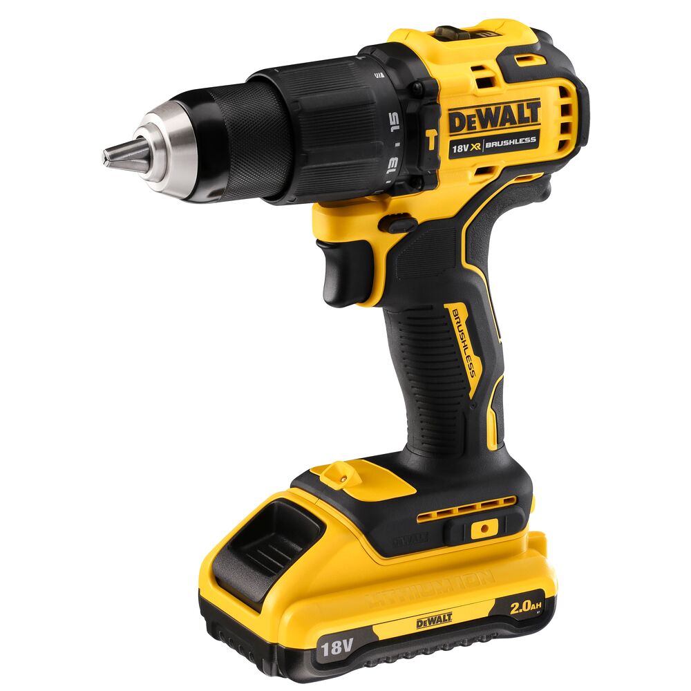 DeWalt aku udarna bušilica DCD709D2T 18V 2x2,0Ah 65Nm - Slika 2