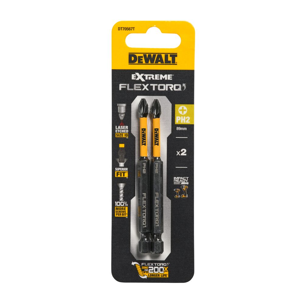 DeWalt set udarnih bitova DT70567T PH2 x 89mm 2 komada