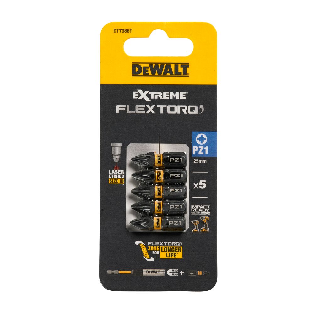DeWalt set udarnih bitova DT7386T PZ1 x 25mm 5 komada