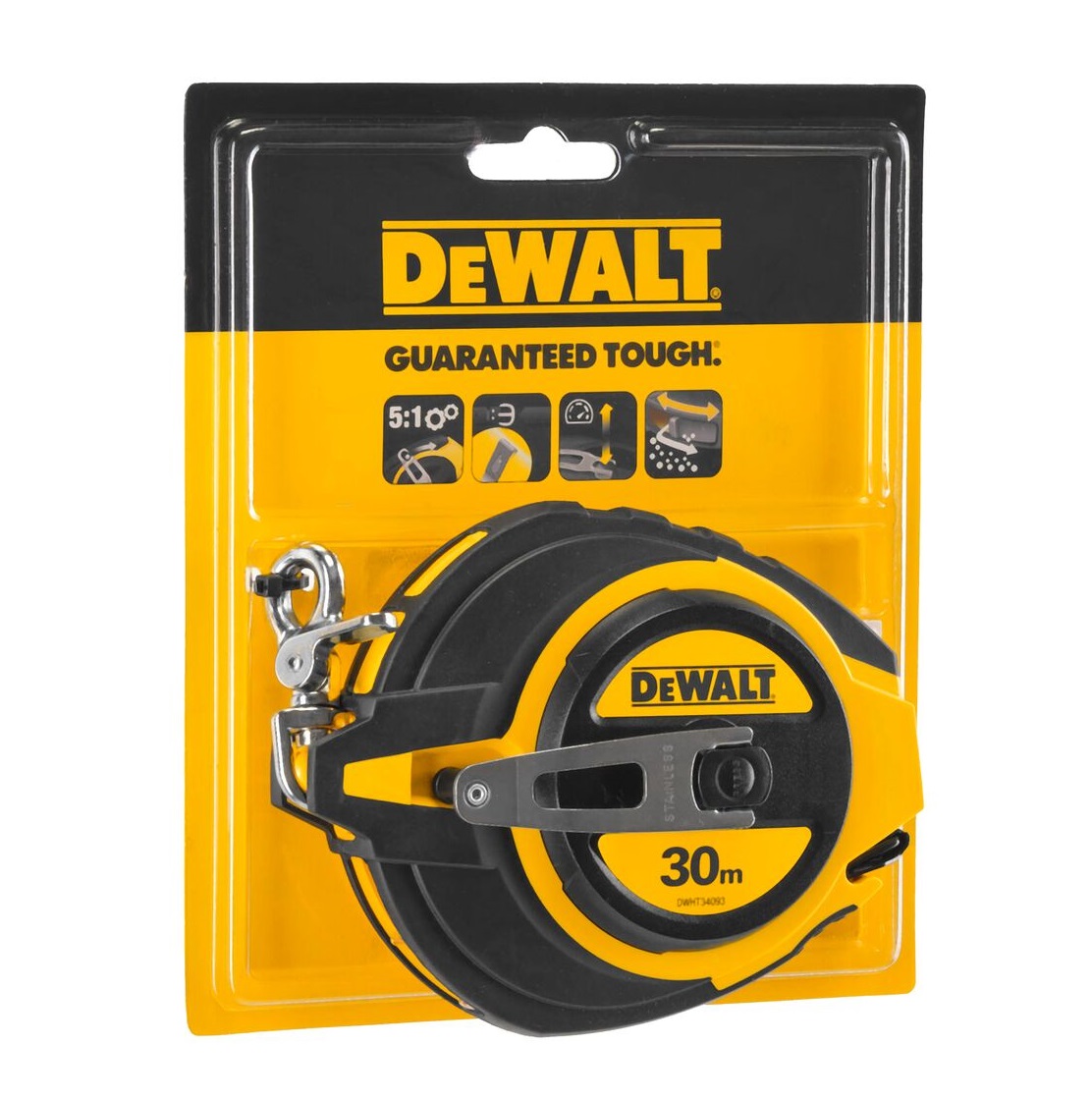 DeWalt mjerna traka (mesband) DWHTO-34093 30m, metalna traka