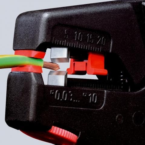 Knipex kliješta za skidanje izolacije 0,03-10,0mm2 automatska 12 40 200 - Slika 2