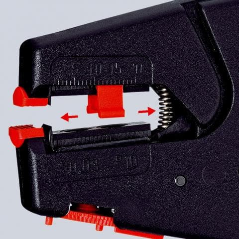 Knipex kliješta za skidanje izolacije 0,03-10,0mm2 automatska 12 40 200 - Slika 4