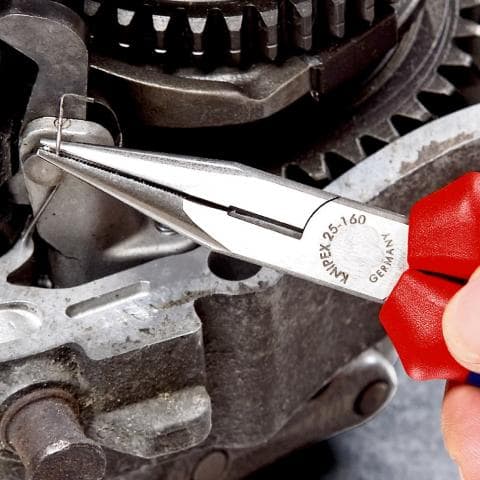 Knipex kliješta poluokrugla špic 160mm 25 02 160 - Slika 3