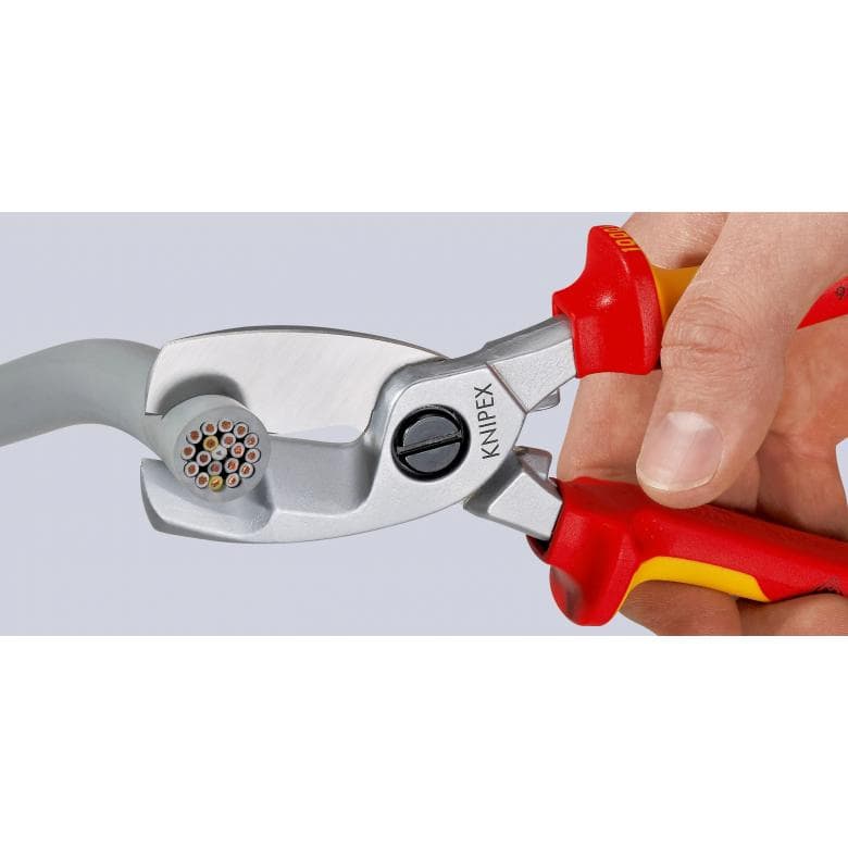 Knipex škare s dvost. oštricama 200mm VDE 1000V 95 16 200 - Slika 4
