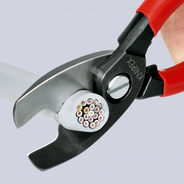 Knipex škare s dvost. oštricama 200mm za kabele 95 11 200 - Slika 3