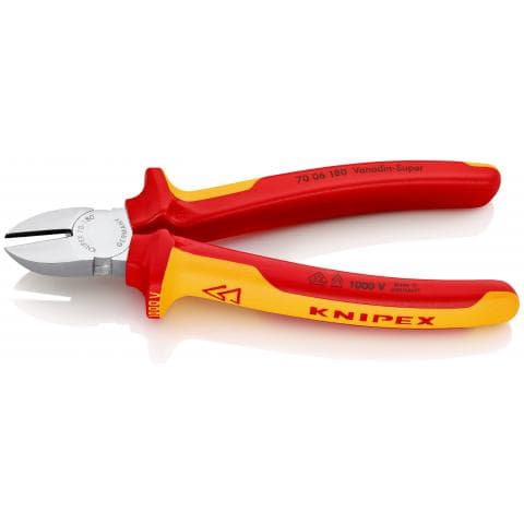 Knipex kliješta sjekača bočna 180mm 1000V 70 06 180 - Slika 3