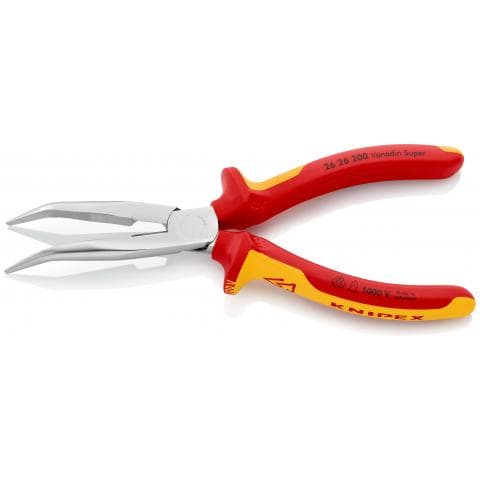 Knipex kliješta poluokrugla špic kriva 200mm 1000V 26 26 200 - Slika 2
