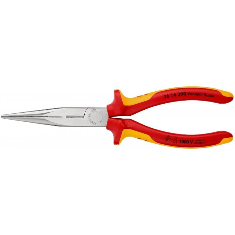 Knipex kliješta ravna špic 200mm 1000V 26 16 200 - Slika 2