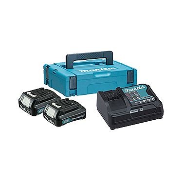 Makita CXT set za napajanje (2xBL1015,DC10SA,Makpac) 197653-5 - Slika 2