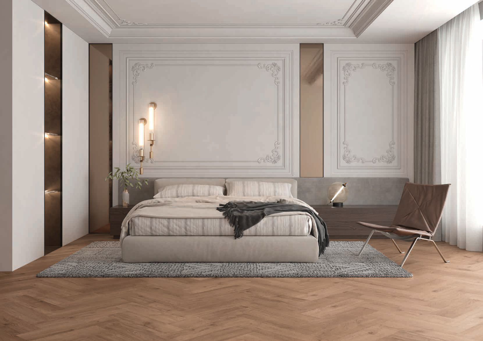 Laminat Rilly riblja kost 8/33 4V klasa otp.33 64,3x13,1cm - Slika 2